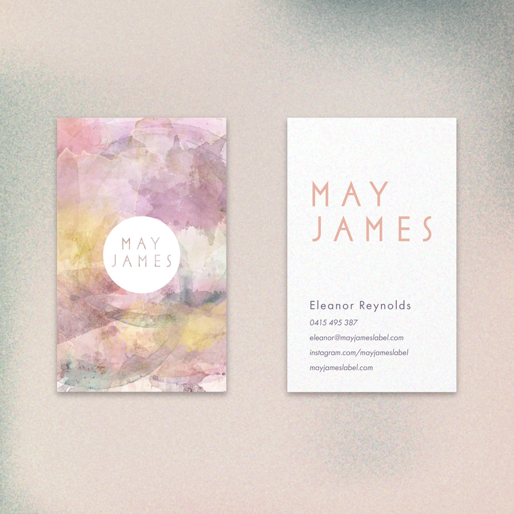 May James business cards